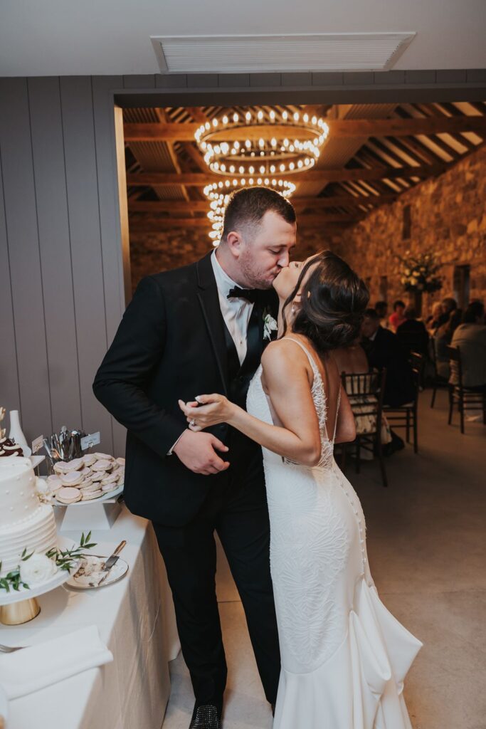 wedding reception at historic stable