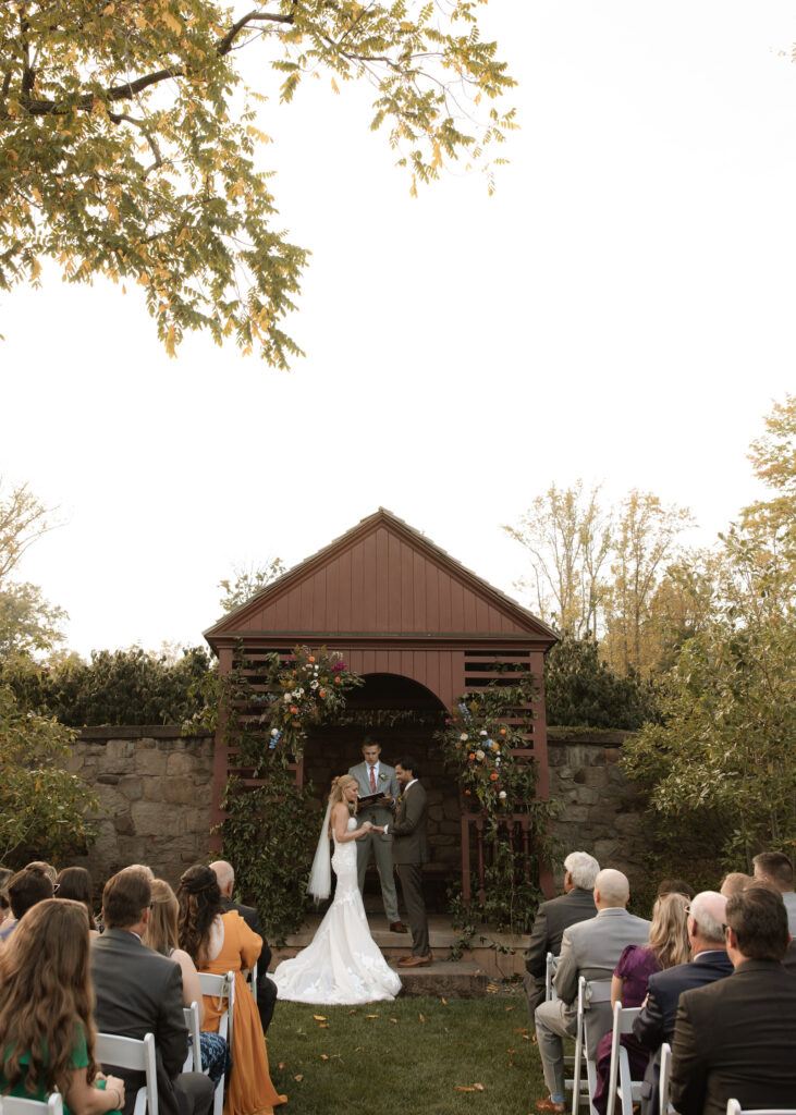 outdoor garden small wedding venue