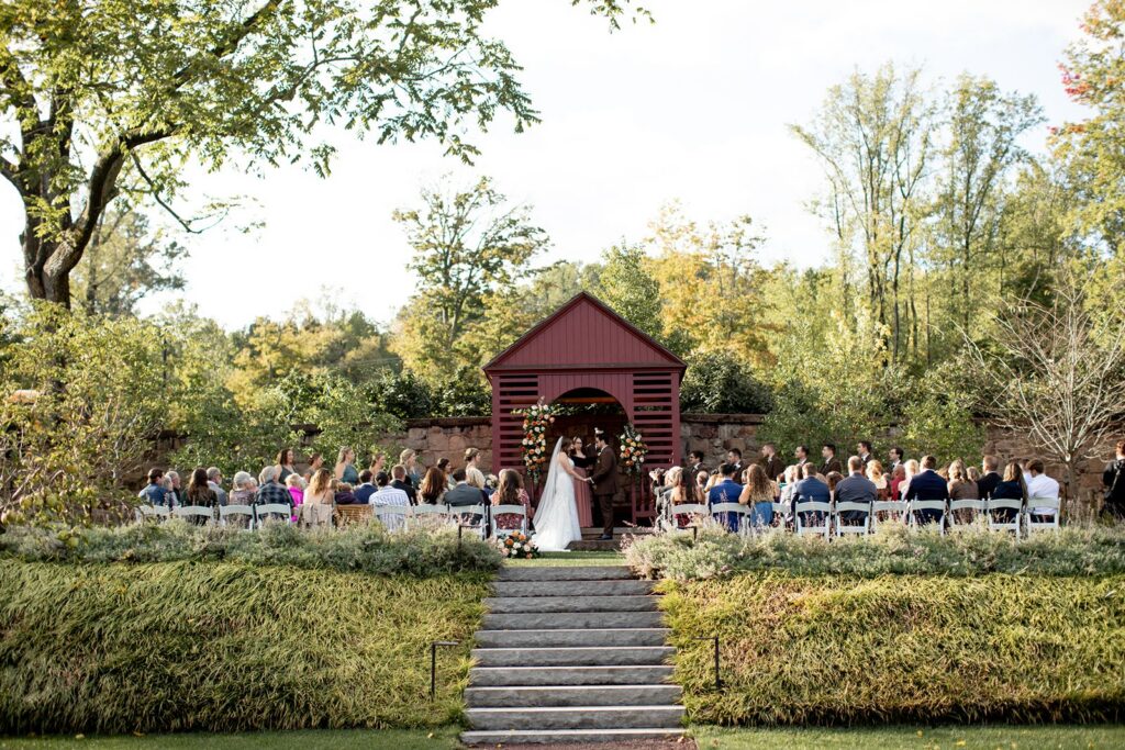 outdoor wedding ceremony
